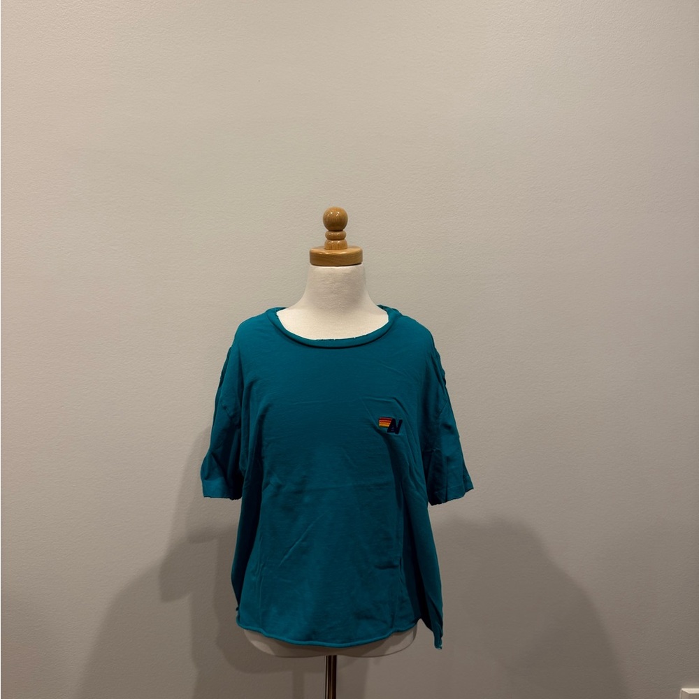 Teal Aviator Nation Women's Top